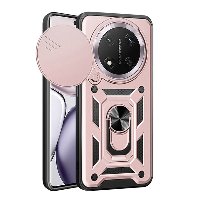 Husa de protectie Techsuit CamShield Series compatibil cu Honor Magic7 Lite / X9c, Roz Auriu