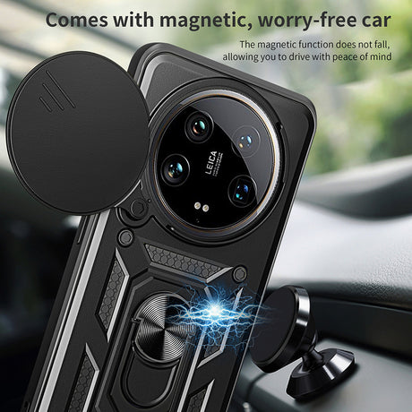 Husa de protectie Techsuit CamShield Series compatibil cu Honor Magic7 Lite / X9c, Roz Auriu