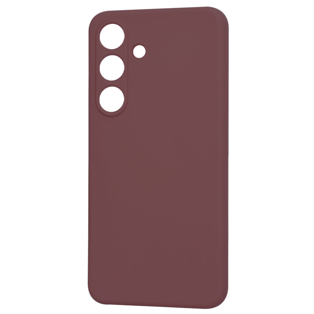 Husa de protectie Techsuit SoftFlex compatibil cu Samsung Galaxy S25, Plum Red
