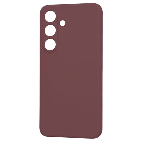 Husa de protectie Techsuit SoftFlex compatibil cu Samsung Galaxy S25, Plum Red