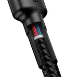 Cablu Baseus Cafule (CATKLF-GG1), Type-C to Type-C 480Mbps, PD2.0, 60W, 3A, 1m, Negru