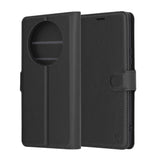 Husa de protectie Techsuit Leather Folio compatibil cu Honor Magic7 Lite / X9c, Negru