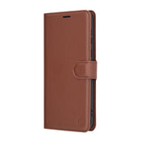Husa de protectie Techsuit Leather Folio compatibil cu Honor Magic7 Pro, Maro