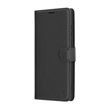 Husa de protectie Techsuit Leather Folio compatibil cu OnePlus 13, Negru