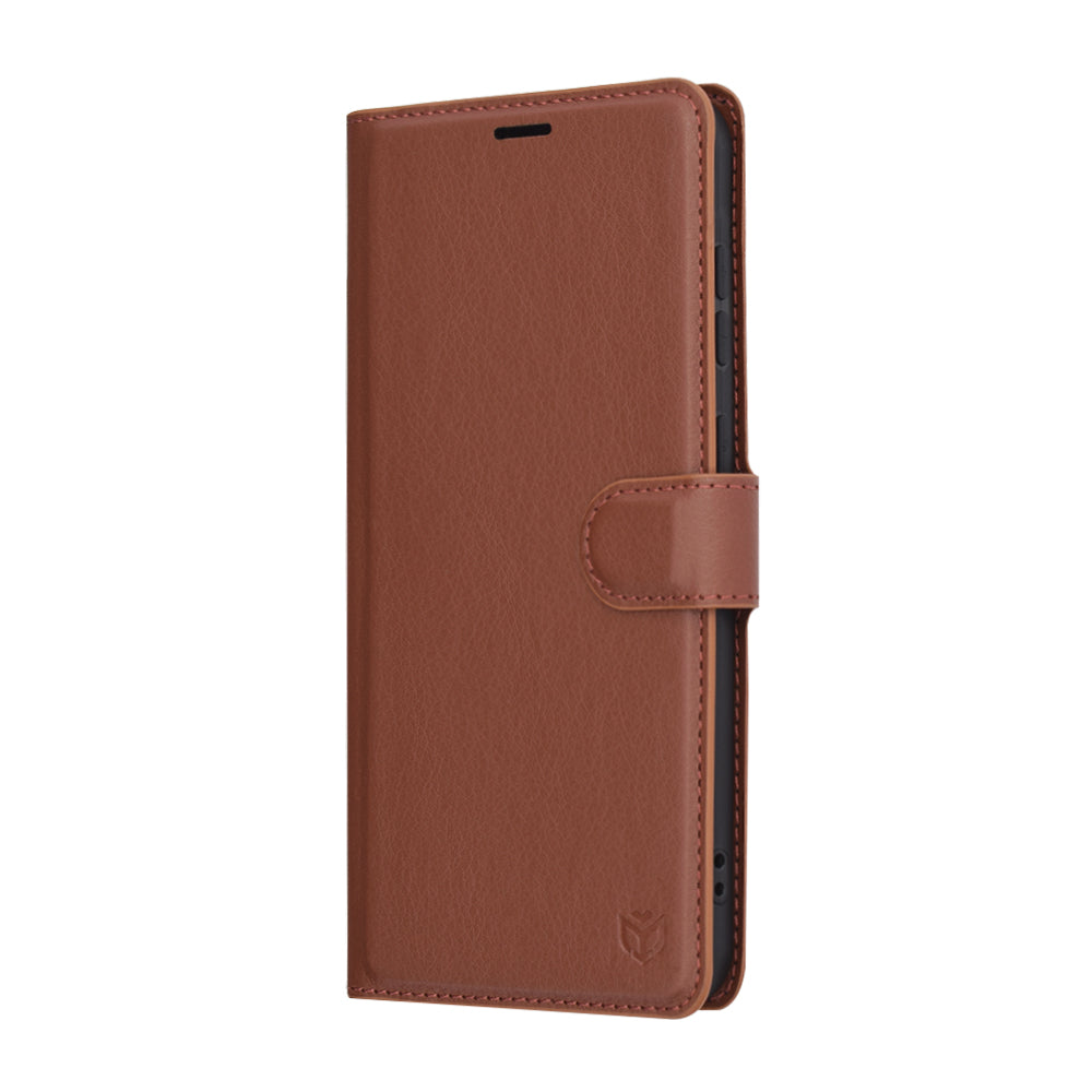 Husa de protectie Techsuit Leather Folio compatibil cu Samsung Galaxy A36 5G, Maro