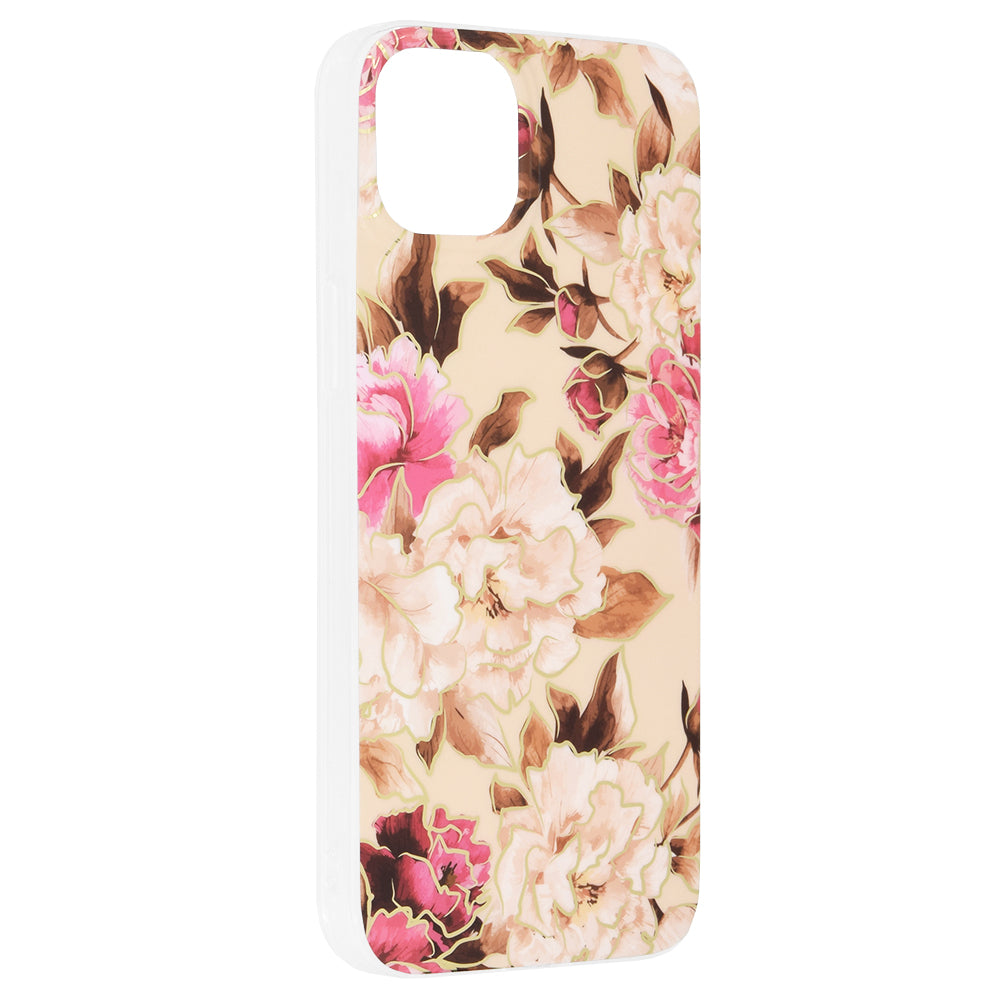 Husa de protectie Techsuit Marble Series compatibil cu iPhone 14 Plus, Mary Berry Nude