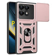 Husa de protectie Techsuit CamShield Series compatibil cu Xiaomi Poco F6 Pro, Roz Auriu