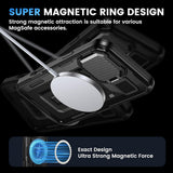 Husa de protectie Techsuit CamVault MagSafe compatibil cu iPhone 16, Negru