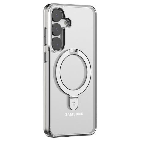 Husa de protectie Torras Ostand MagSafe Series compatibil cu Samsung Galaxy S25 Plus, Transparent