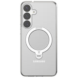 Husa de protectie Torras Ostand Spin MagSafe Series compatibil cu Samsung Galaxy S25 Plus, Transparent