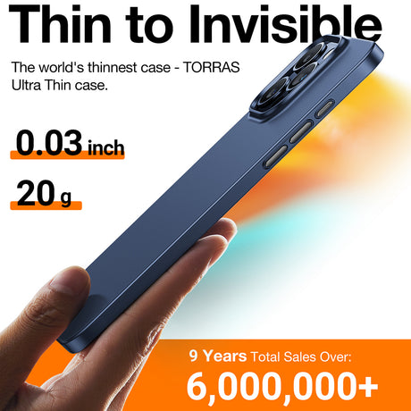 Husa de protectie Torras OriginFit-Mag Series compatibil cu iPhone 15 Pro Max, Bleumarin