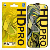 Folie de protectie Lito HD Pro Matte compatibil cu iPhone 16, Negru