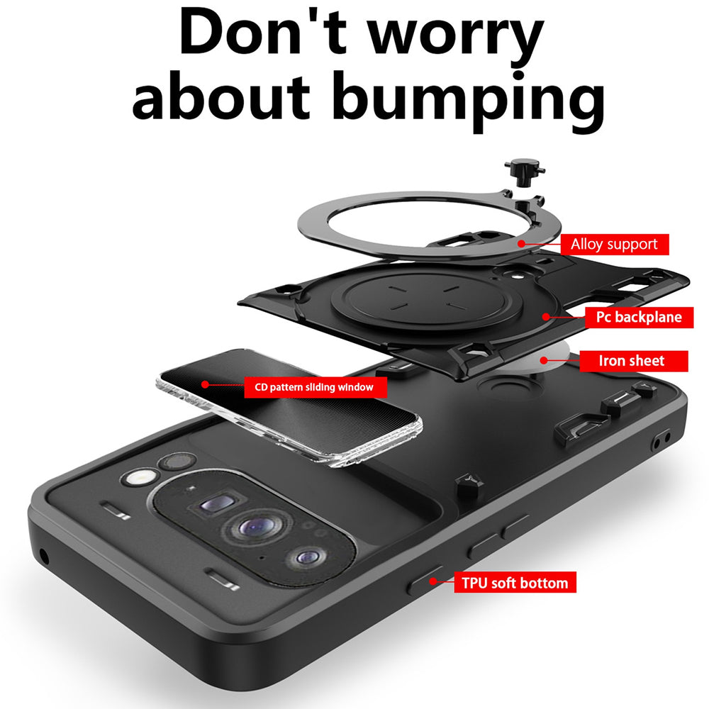 Husa de protectie Techsuit CamGuard Pro compatibil cu Honor Magic7 Pro, Rosu