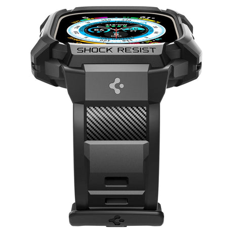Accesoriu smartwatch Spigen Rugged Armor Pro (ACS05460) compatibil cu Apple Watch Ultra / Ultra 2, Negru