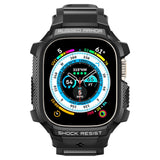Accesoriu smartwatch Spigen Rugged Armor Pro (ACS05460) compatibil cu Apple Watch Ultra / Ultra 2, Negru