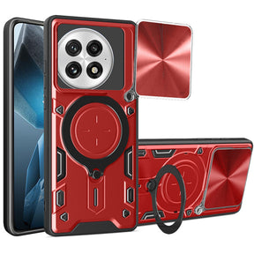 Husa de protectie Techsuit CamGuard Pro compatibil cu OnePlus 13, Rosu