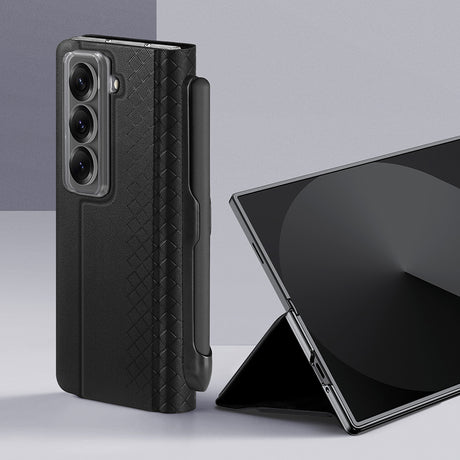 Husa de protectie Dux Ducis Bril (with Pencil Holder) compatibil cu Samsung Galaxy Z Fold SE, Negru