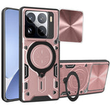Husa de protectie Techsuit CamGuard Pro compatibil cu Xiaomi 15 Pro, Roz Auriu