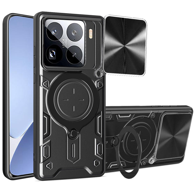 Husa de protectie Techsuit CamGuard Pro compatibil cu Xiaomi 15 Pro, Negru