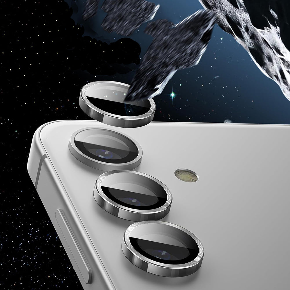 Folie de protectie Lito S+ Camera Glass compatibil cu Samsung Galaxy S25, Argintiu