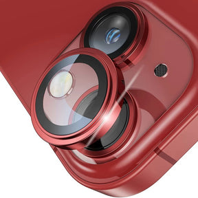 Folie de protectie Lito S+ Camera Glass compatibil cu iPhone 14 / iPhone 14 Plus, Rosu