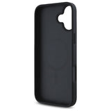 Husa de protectie Guess Hardcase 4G Flower Print MagSafe (GUHMP16SP4ROPEMCK) compatibil cu iPhone 16, Negru