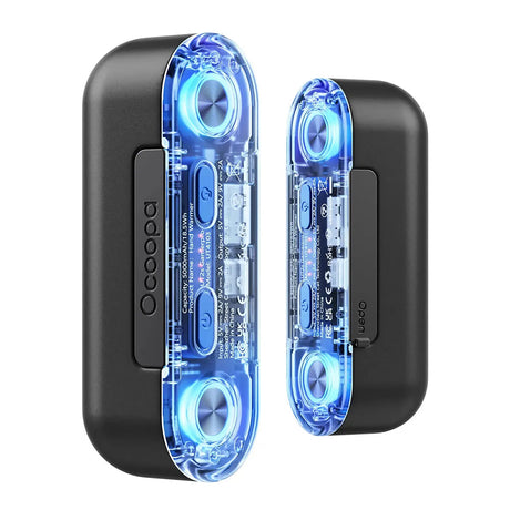 Ocoopa Hand Warmer UT2s GamerPRO (UT4103-BK), Type-C, with Power Bank, RGB Lights, Magnetic, MagTwins, 2x 5000mAh, Negru