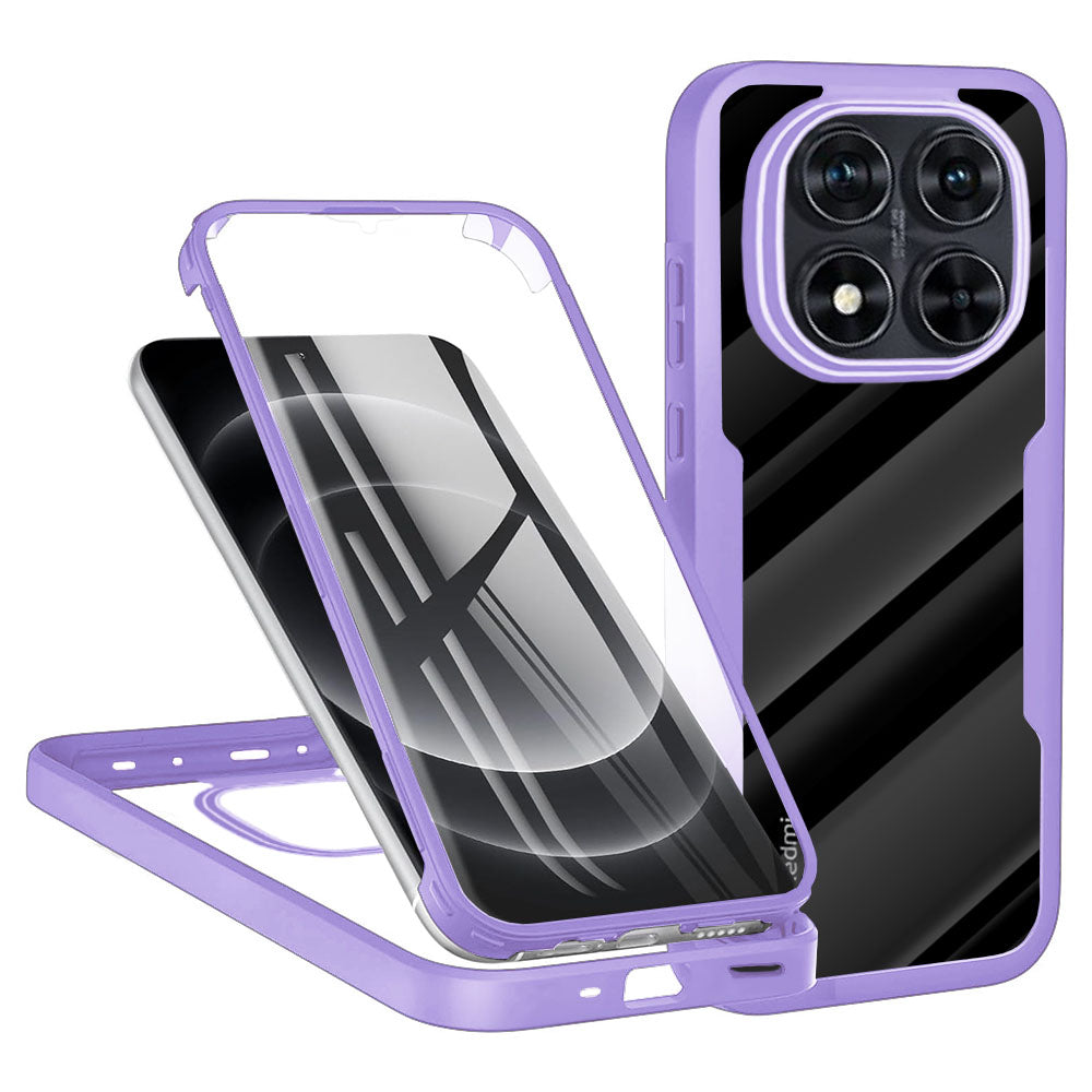 Husă + folie Techsuit pentru Redmi Note 14 Pro 5G / Xiaomi Note 14 Pro+ 5G / Poco X7, mov