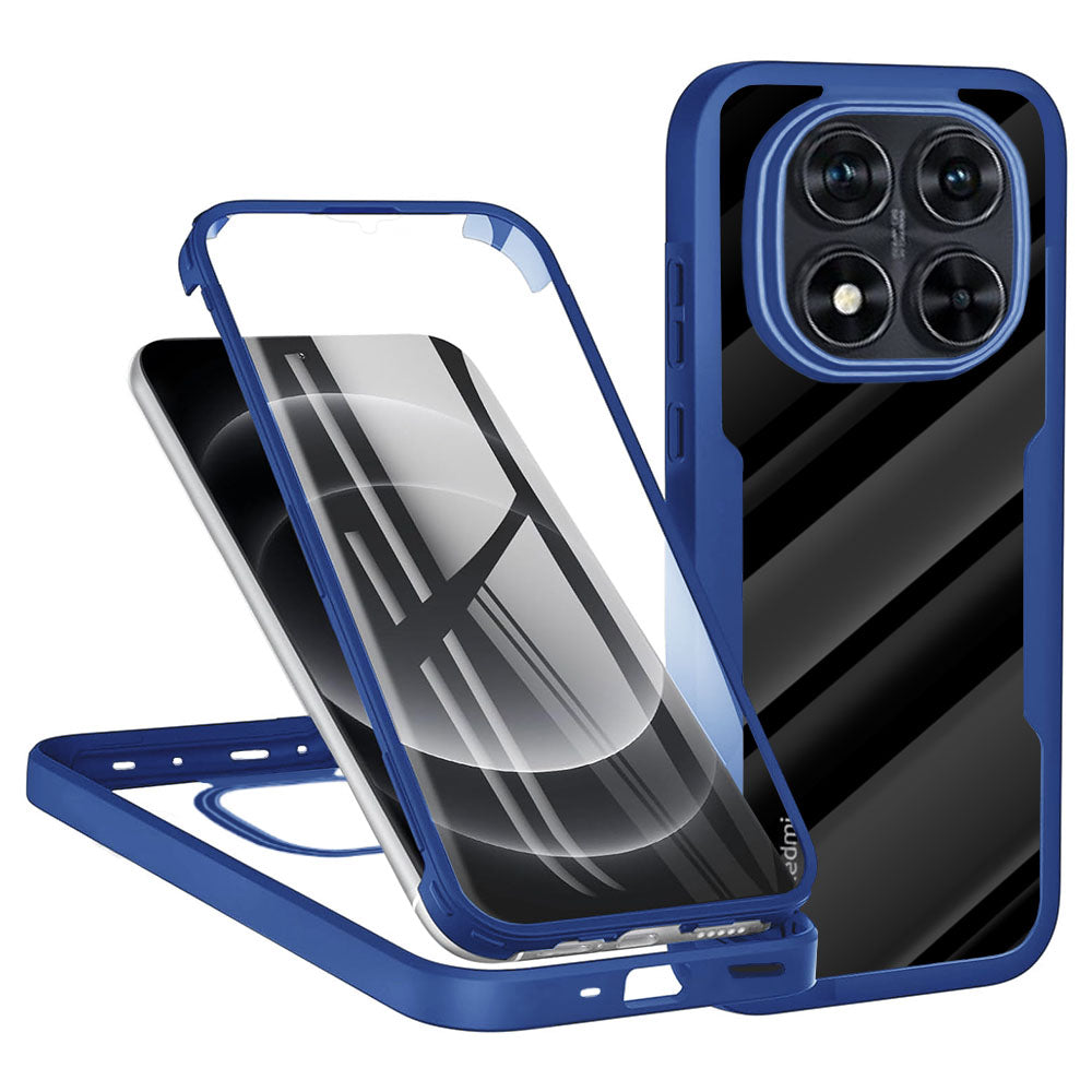 Folie de protectie Techsuit ColorVerse 360 Series + compatibil cu Xiaomi Redmi Note 14 Pro 5G / Note 14 Pro+ 5G / Poco X7, Albastru