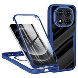 Folie de protectie Techsuit ColorVerse 360 Series + compatibil cu Xiaomi Redmi Note 14 Pro 5G / Note 14 Pro+ 5G / Poco X7, Albastru
