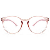 Techsuit Anti-Blue Light Glasses Reflex PC (PC28003-C4), Round, Transparent Brown
