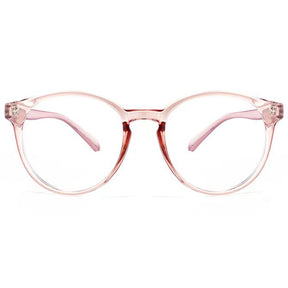 Techsuit Anti-Blue Light Glasses Reflex PC (PC28003-C4), Round, Transparent Brown