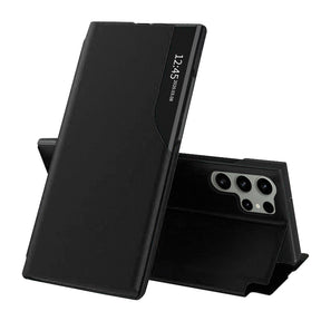 Husa de protectie Techsuit eFold Series compatibil cu Samsung Galaxy S23 Ultra, Negru