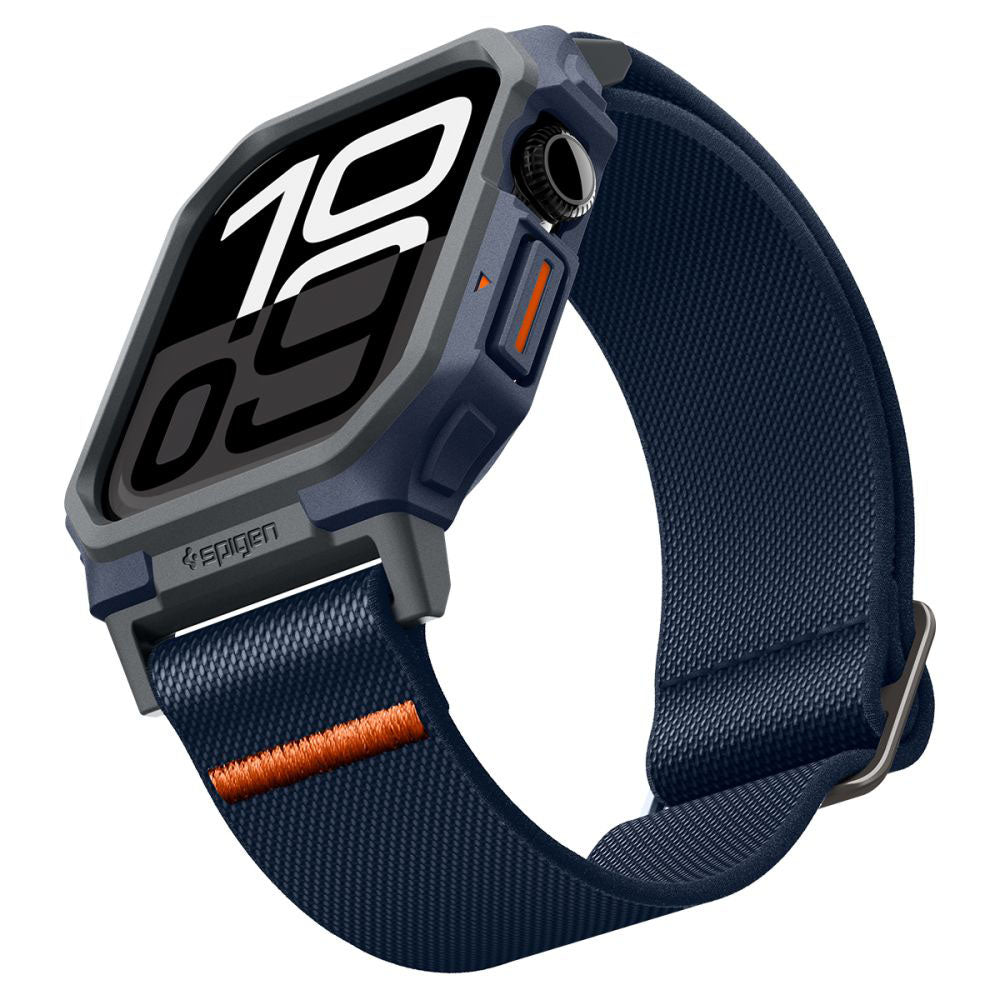 Accesoriu smartwatch Spigen Lite Fit "Pro" (ACS08925) compatibil cu Apple Watch 10 46mm / Watch 11 46mm, Bleumarin