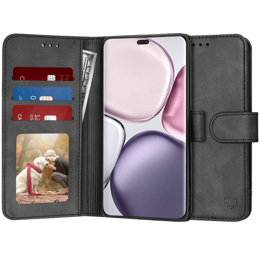 Husa de protectie Techsuit Diary Book compatibil cu Honor Magic7 Lite / X9c, Negru