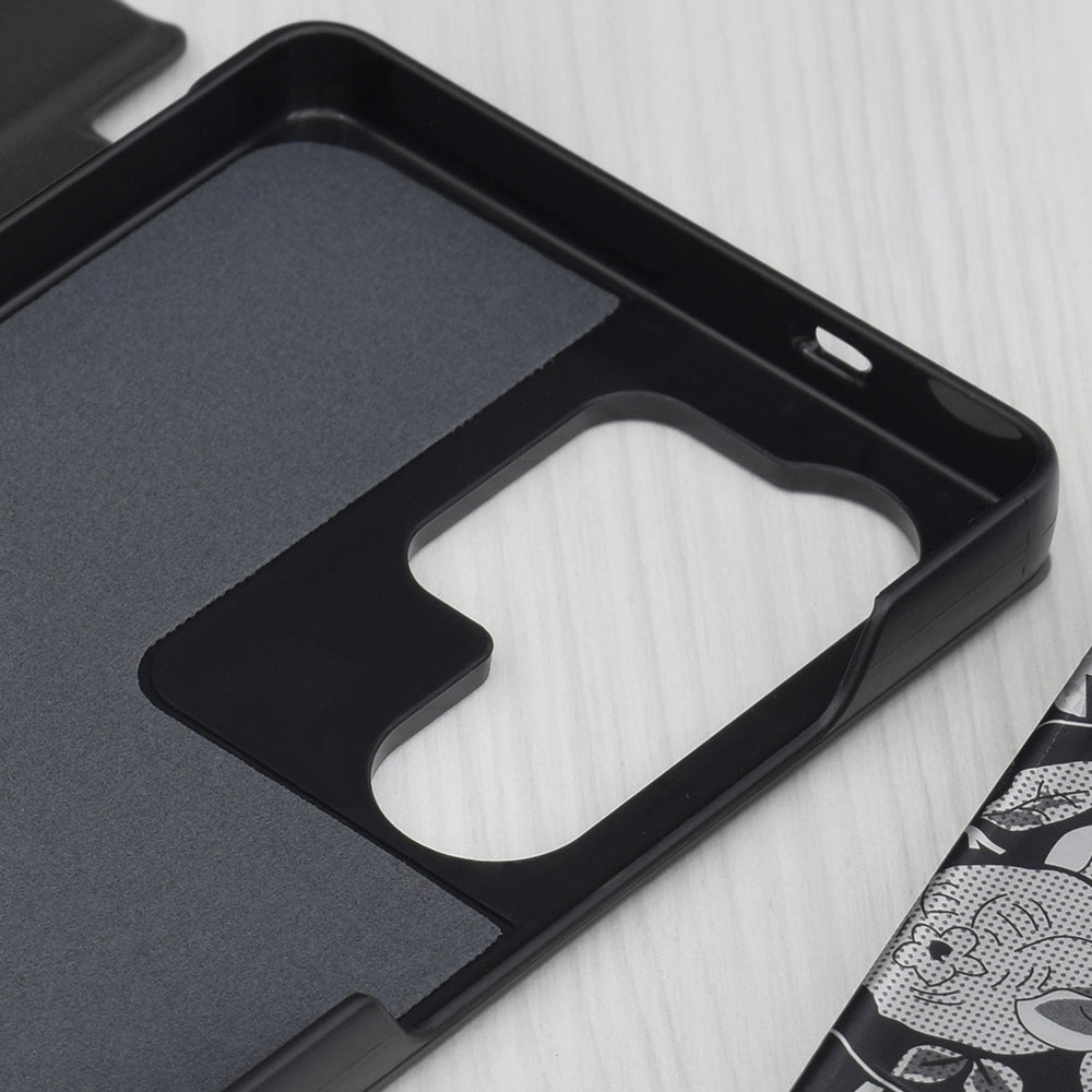 Husa de protectie Techsuit eFold Series compatibil cu Samsung Galaxy S25 Ultra, Negru