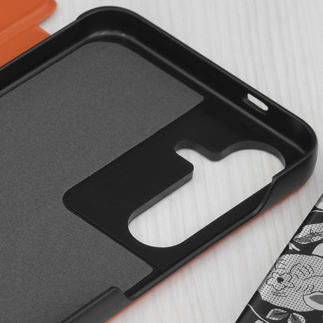 Husa de protectie Techsuit eFold Series compatibil cu Samsung Galaxy S25 Plus, Portocaliu