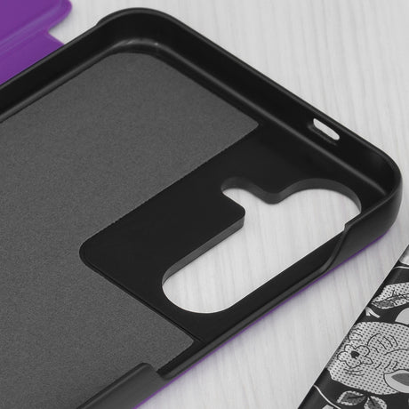 Husa de protectie Techsuit eFold Series compatibil cu Samsung Galaxy S25 Plus, Mov