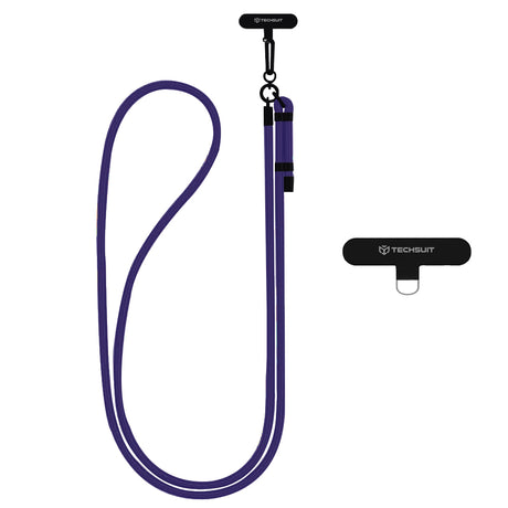 Suport Techsuit Rope Crossbody Strap (RCS1-71), for Phones, Carabiner, Nylon Braided, Durable, Adjustable, Stormy Night