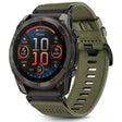 Curea smartwatch Techsuit Watchband QuickFit 20mm (W070) compatibil cu Instinct 2S/2S Solar/Approach S70 42mm/fenix 7S Pro Sapphire Solar, Camo Green
