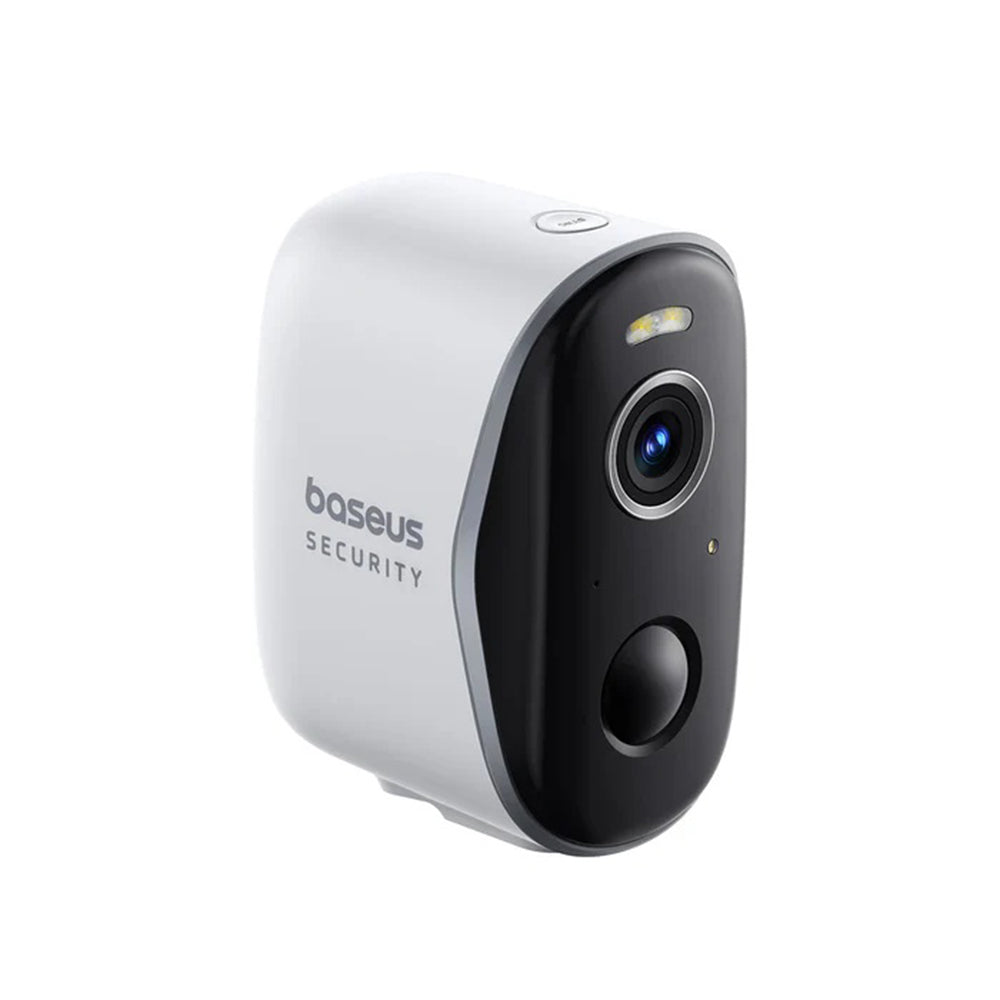 Baseus Outdoor Camera Security N1 (S0TW002131), 2K, 16GB, 2x Camera Kit, Two-way Talk, Night Vision, IP67, 7800mAh, Alb