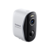 Baseus Outdoor Camera Security N1 (S0TW002131), 2K, 16GB, 2x Camera Kit, Two-way Talk, Night Vision, IP67, 7800mAh, Alb