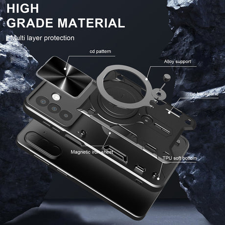 Husa de protectie Techsuit CamGuard Pro compatibil cu Samsung Galaxy A26 5G, Roz Auriu