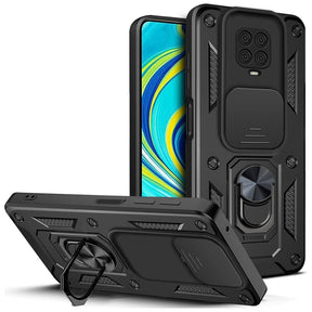 Husa de protectie Techsuit CamShield Series compatibil cu Xiaomi Redmi Note 9S / Note 9 Pro / Note 9 Pro Max, Negru
