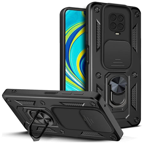 Husa de protectie Techsuit CamShield Series compatibil cu Xiaomi Redmi Note 9S / Note 9 Pro / Note 9 Pro Max, Negru
