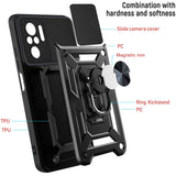 Husa de protectie Techsuit CamShield Series compatibil cu Xiaomi Redmi Note 10 4G / Note 10S / Poco M5s, Negru