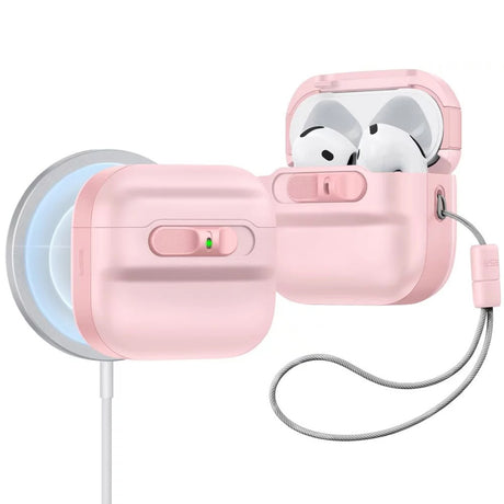 Casti ESR Pulse Magnetic HaloLock, Apple AirPods 4, Roz