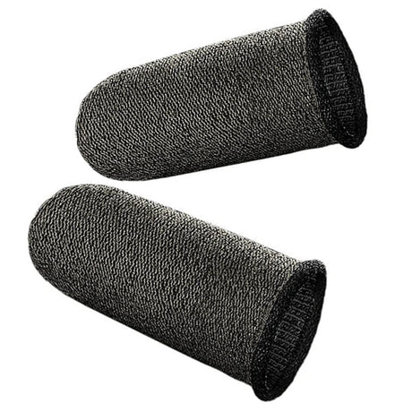 Accesoriu gaming Hoco (set de 2) Mobile Gaming Finger Sleeve Phantom (GM4), for Peaceful Elite, King of Glory, Call of Duty, Negru / Silver