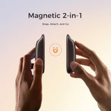 Ocoopa Hand Warmer UT4 Urban (UT3061-BK), USB-C, IP45, Adjustable Heat, Magnetic, with Strap, 2x 3000mAh, Negru