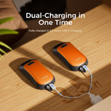 Ocoopa Hand Warmer UT4 Urban (UT3061- OG), USB-C, IP45, Adjustable Heat, Magnetic, with Strap, 2x 3000mAh, Portocaliu